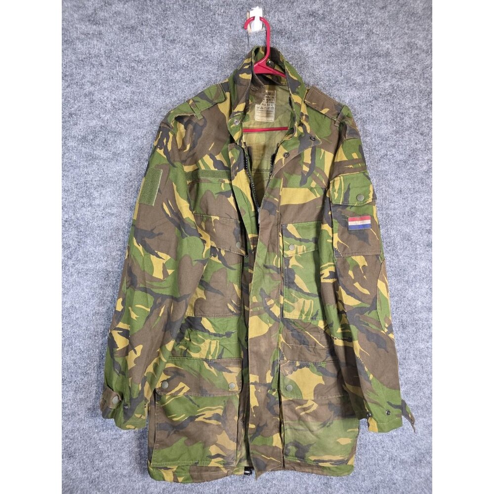 Vintage Dutch Army Field Jacket Mens Small DPM Camo Wahler 6080/8590 90s